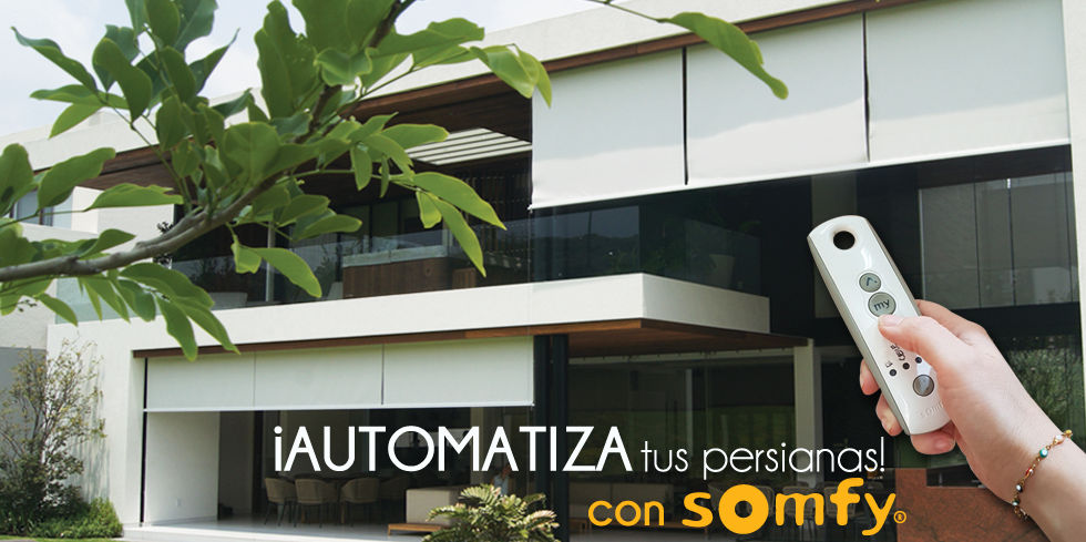 Cortinas y Persianas Motorizadas - SOMFY